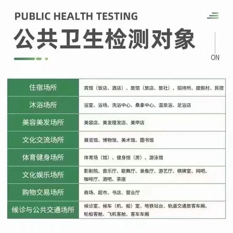 成都公共卫生检测怎么做？多少钱？成都专业环境检测机构